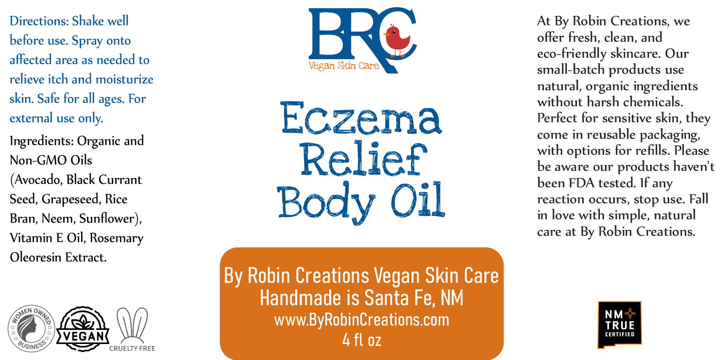 Eczema Relief Anti-Inflammatory Healing Body Oil