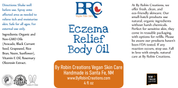 Eczema Relief Anti-Inflammatory Healing Body Oil
