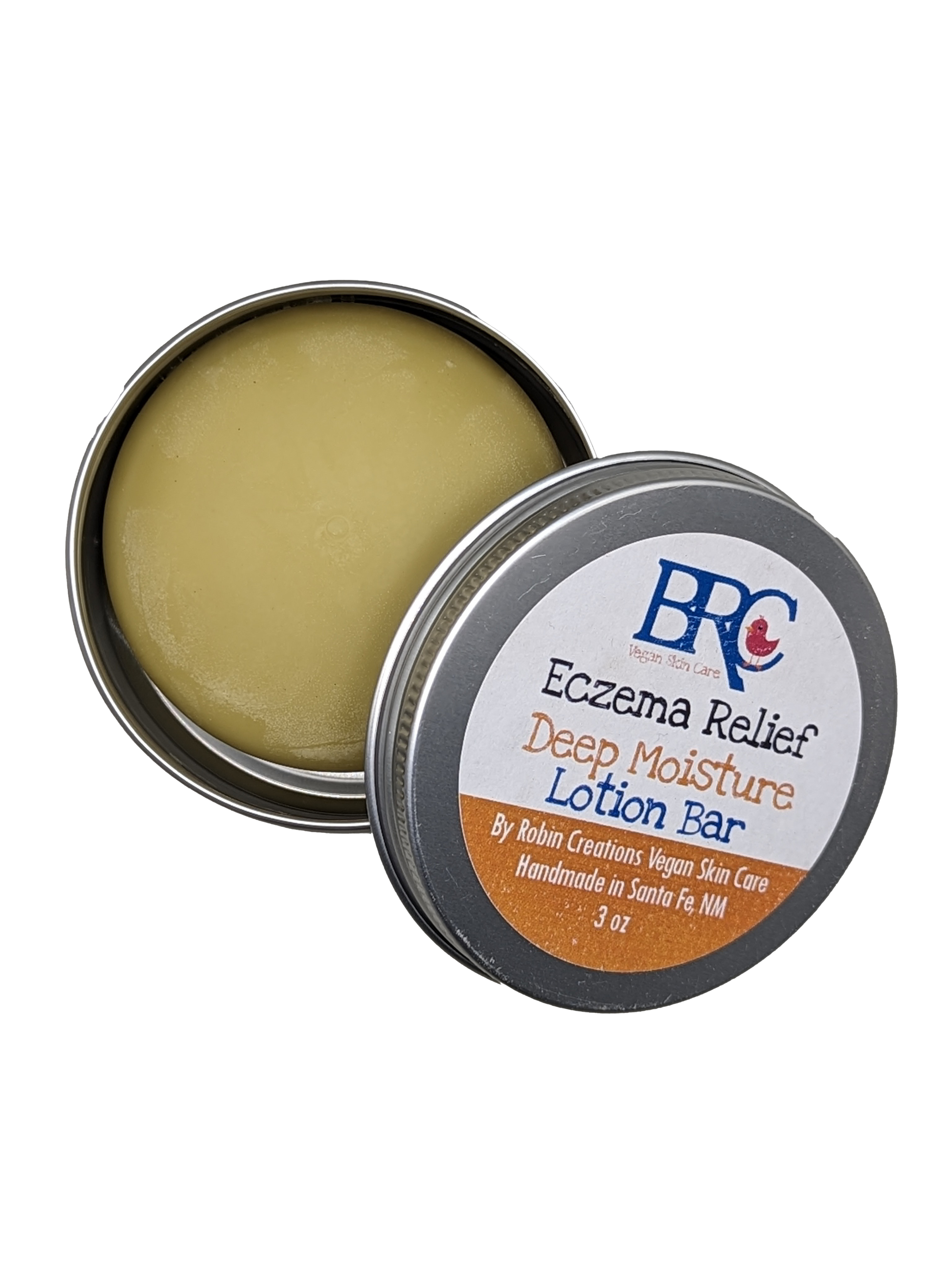 Eczema Relief Zero Waste Solid Lotion Bar | By Robin Creations 