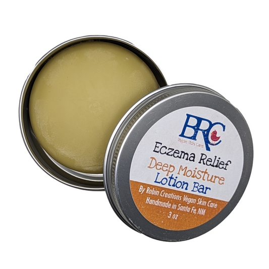  Eczema Relief Zero Waste Solid Lotion Bar | By Robin Creations