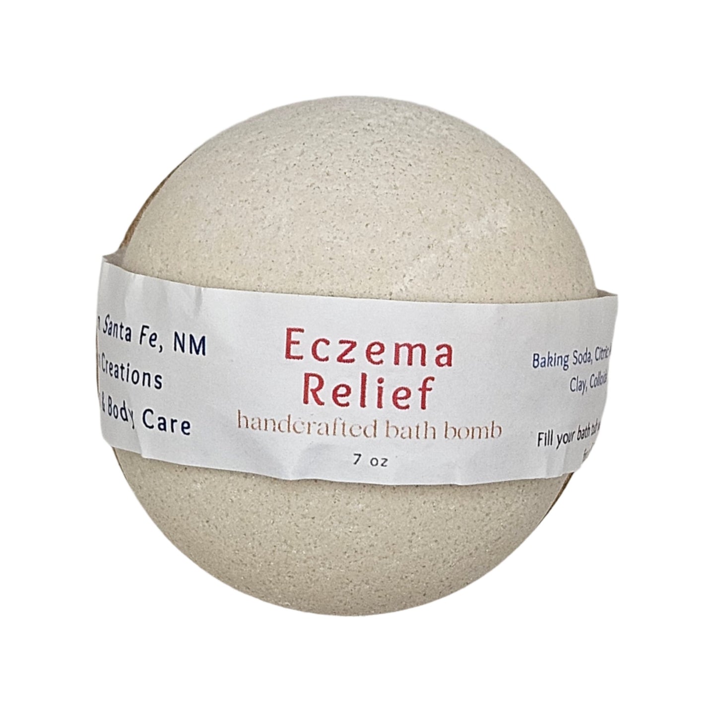 Eczema Relief Colloidal Oatmeal Bath Fizzies (Bombs)