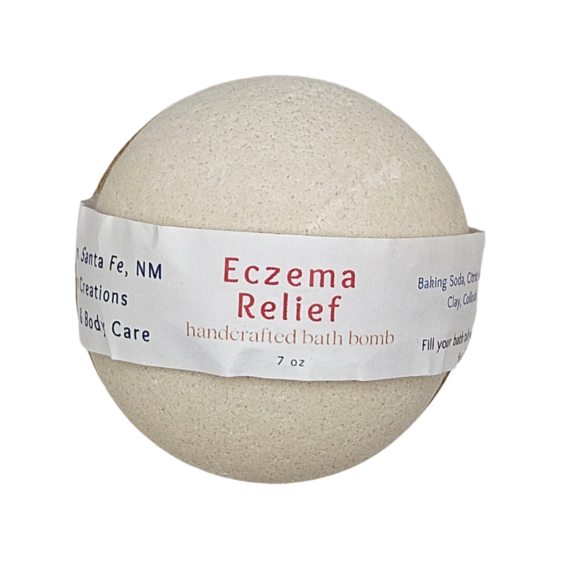 Eczema Relief Colloidal Oatmeal Bath Fizzies (Bombs) | By Robin Creations 