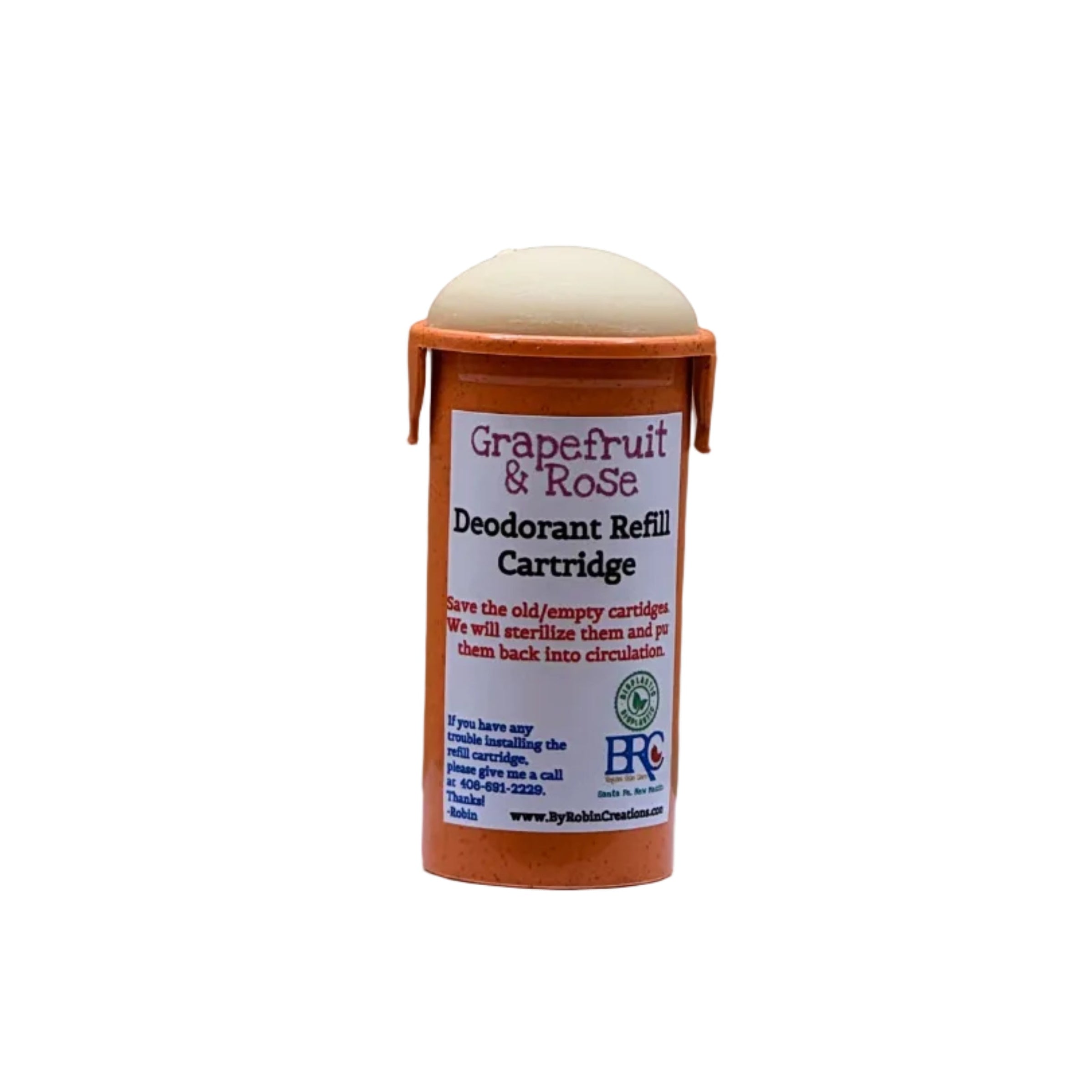 Natural Probiotic Deodorant REFILL ONLY Vegan & Aluminum-Free
