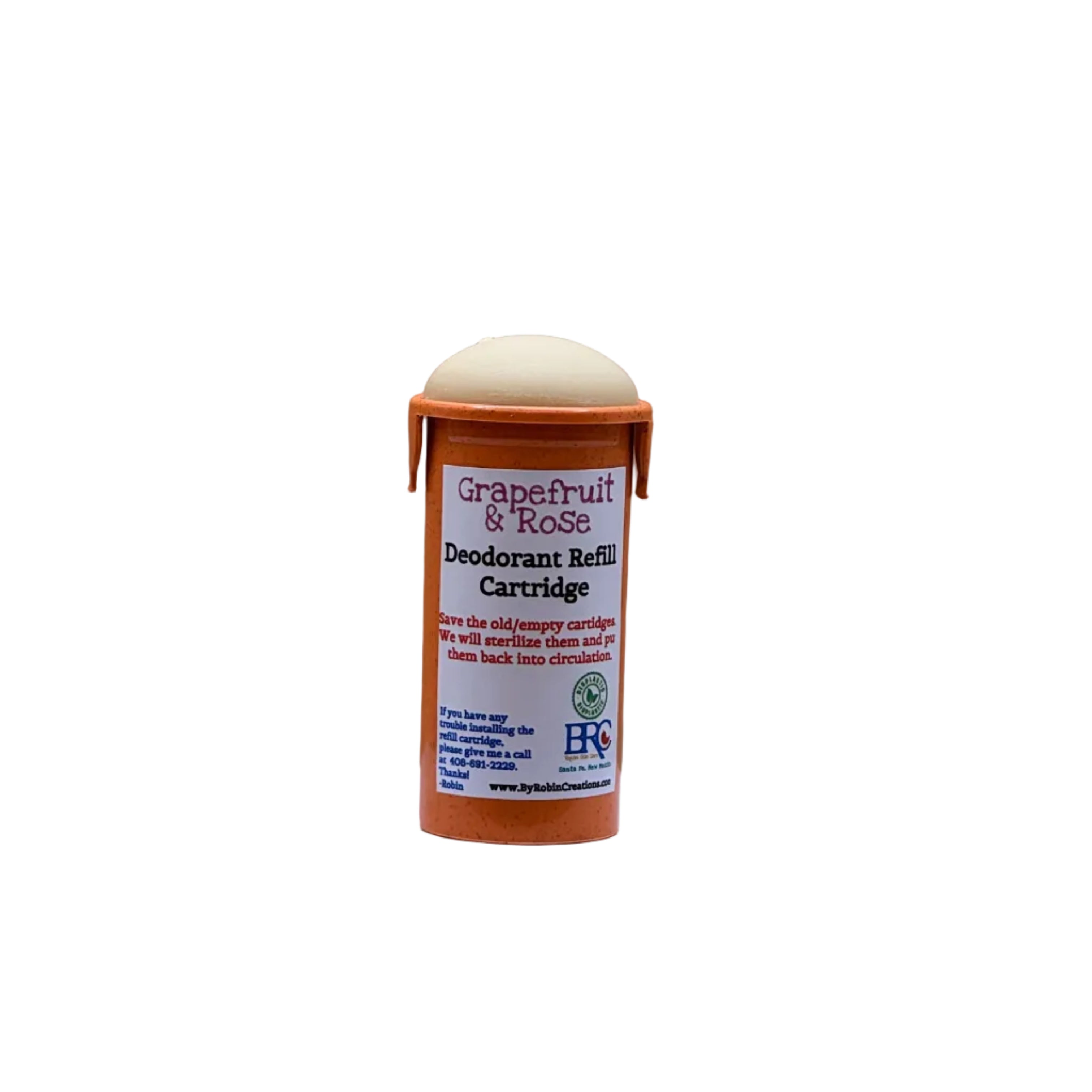 Natural Probiotic Deodorant REFILL ONLY Vegan & Aluminum-Free