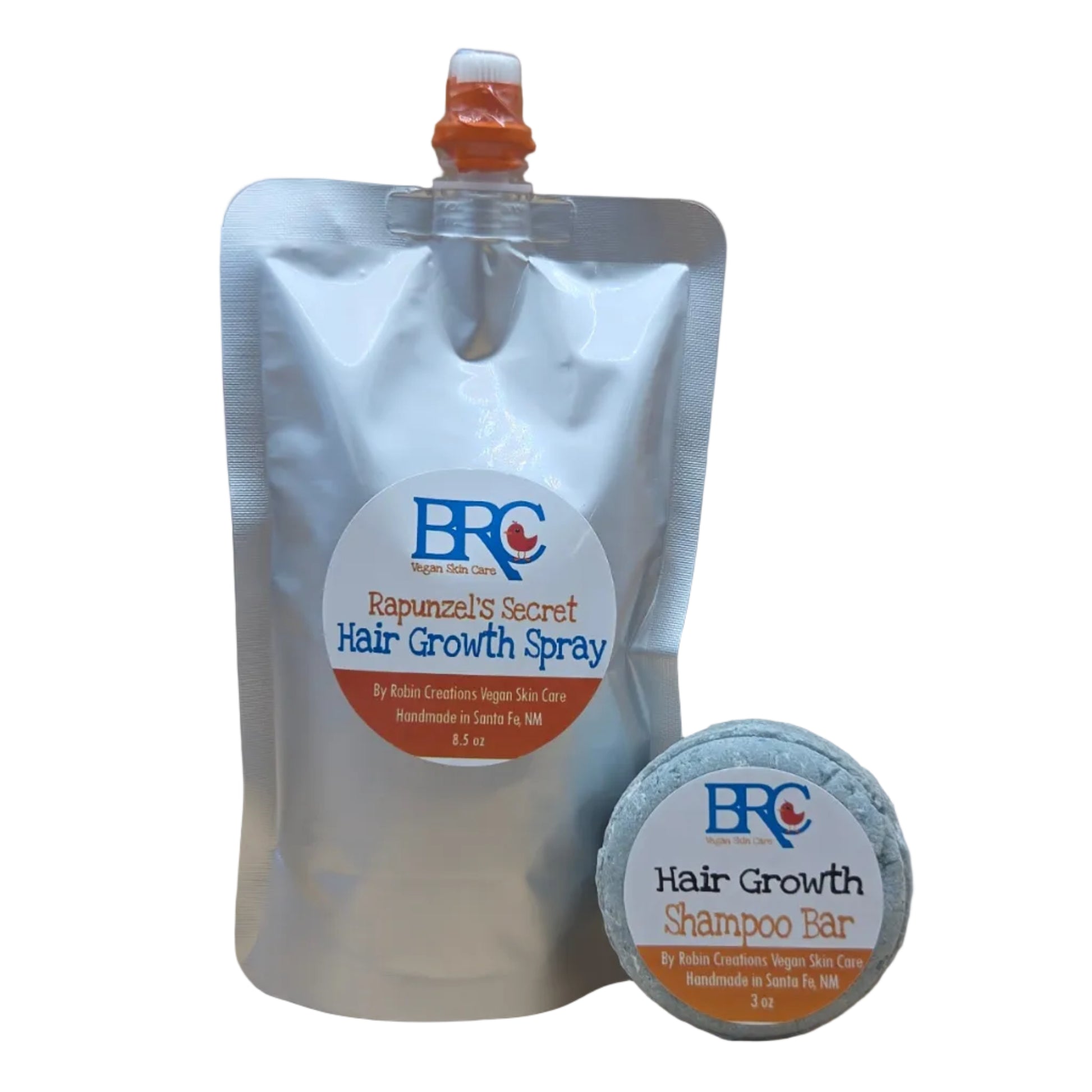 Hair Growth Spray + Shampoo Bar Bundle | By Robin Creations 