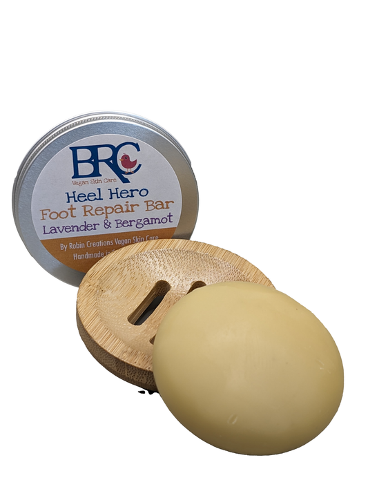  Heel Hero - Foot Repair Solid Lotion Bar with Soothing Arnica & Calendula | By Robin Creations