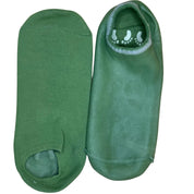 Terry Cloth Non-Skid & Silicone Gel Moisturizing Socks for Cracked Heels & Feet