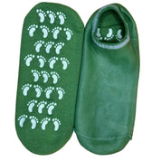 Terry Cloth Non-Skid & Silicone Gel Moisturizing Socks for Cracked Heels & Feet