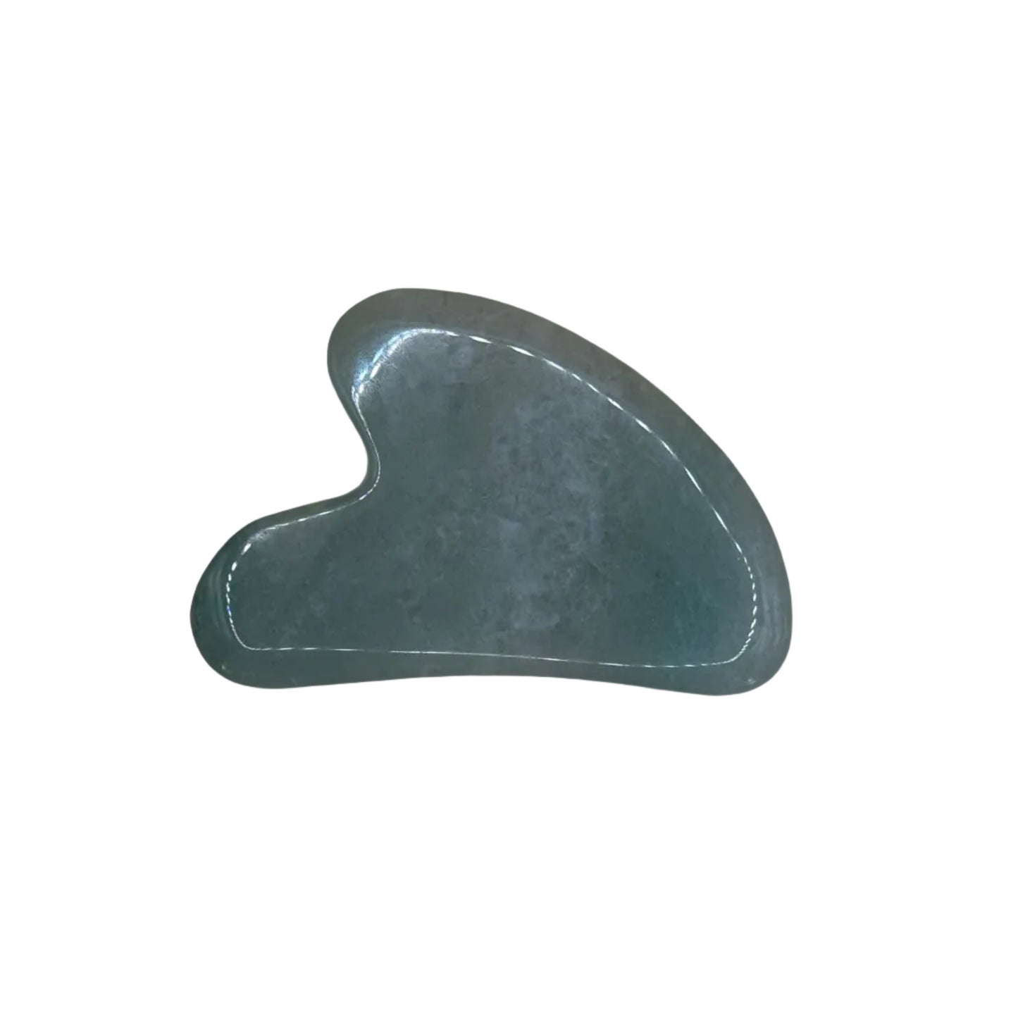 New! Green Jade Gua Sha Facial Massaging Stone