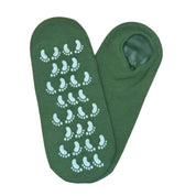 Terry Cloth Non-Skid & Silicone Gel Moisturizing Socks for Cracked Heels & Feet