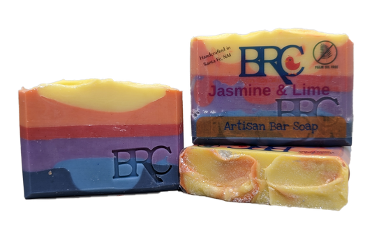  Jasmine & Lime Natural Artisan Bar Soap | By Robin Creations