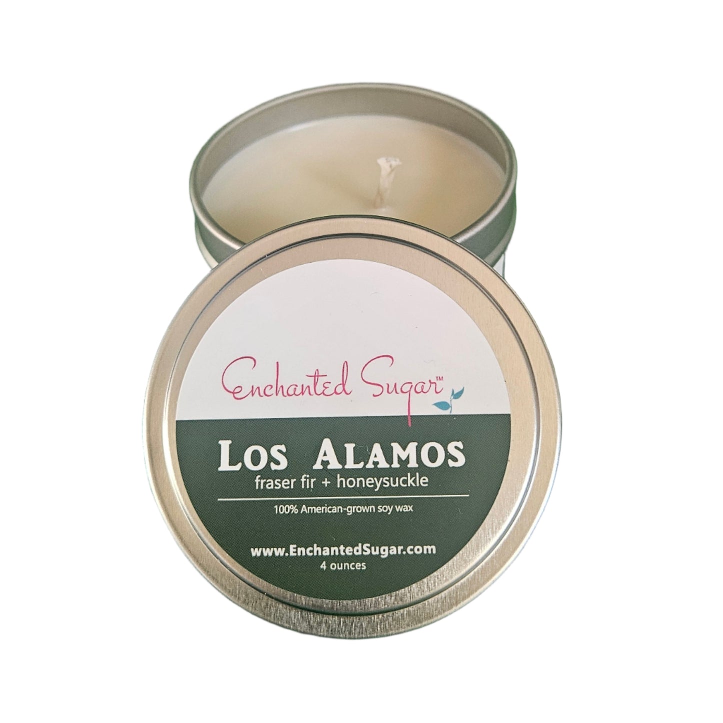 Los Alamos Hand-Poured Natural Soy Candle Tin