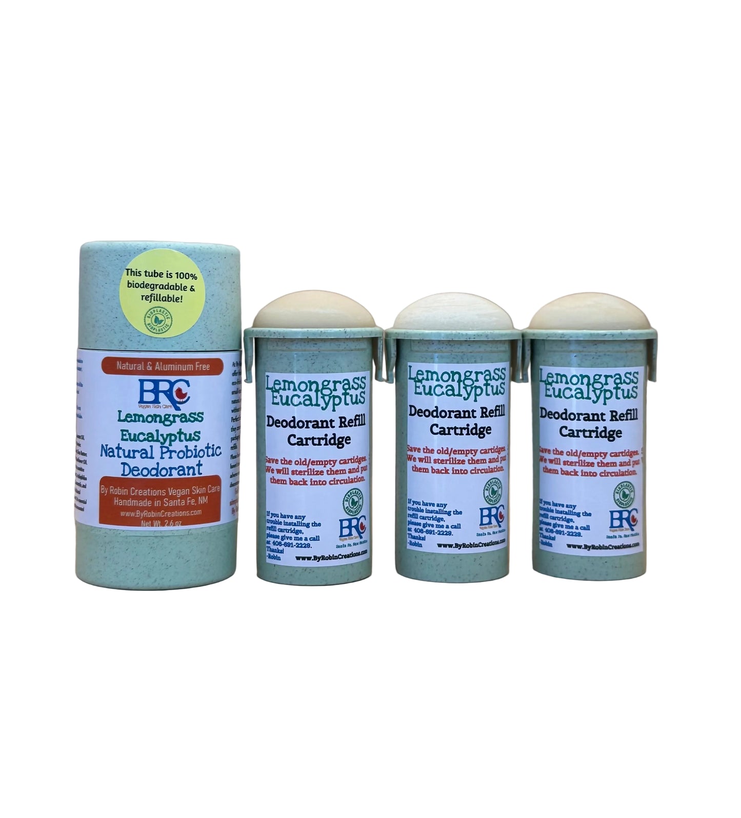 New Packaging! Natural Probiotic Deodorant That Actually Works! - Our Best-Selling Product!