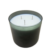 Lemongrass Eucalyptus Hand-Poured Natural Soy Candle in a Glass Vessel