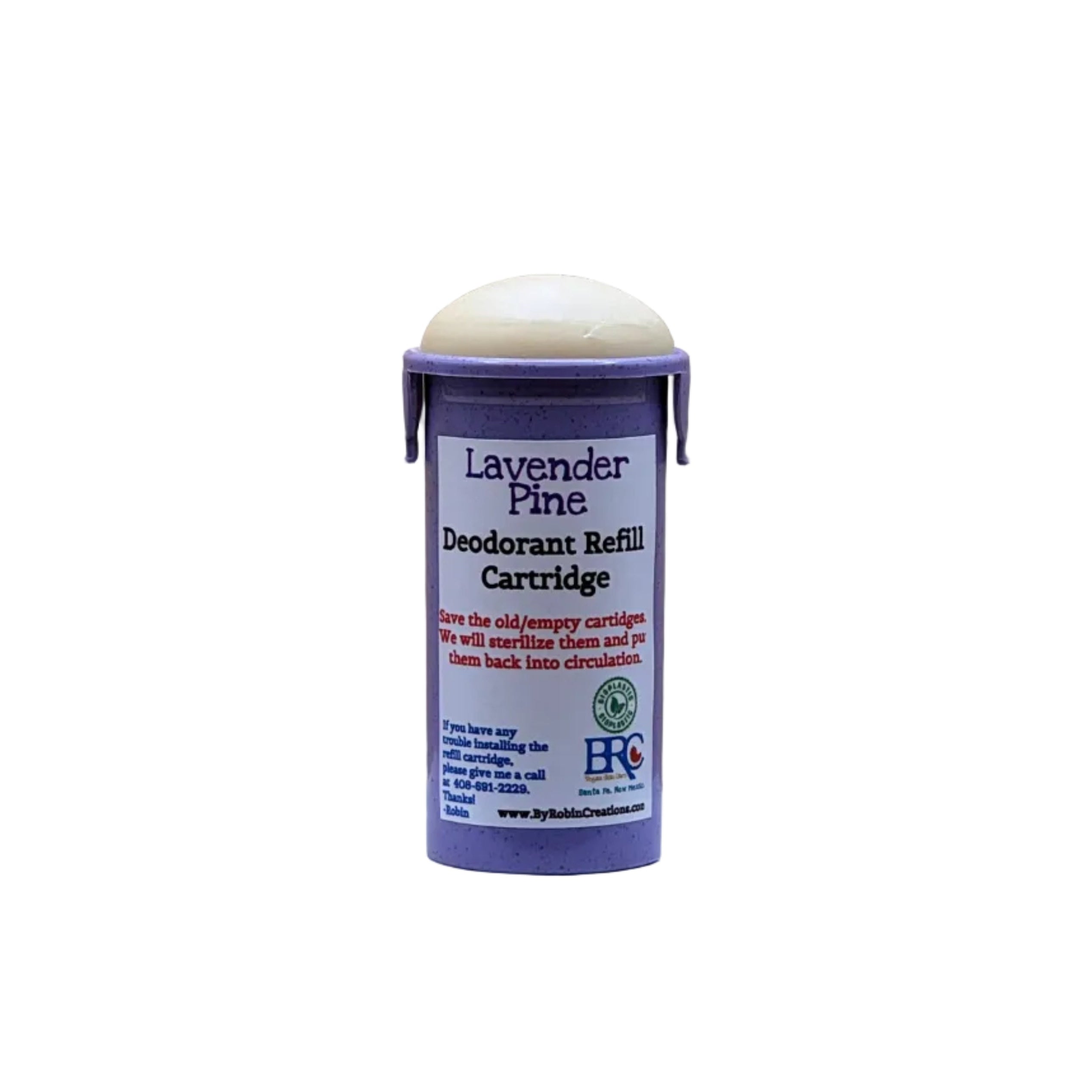 Natural Probiotic Deodorant REFILL ONLY Vegan & Aluminum-Free