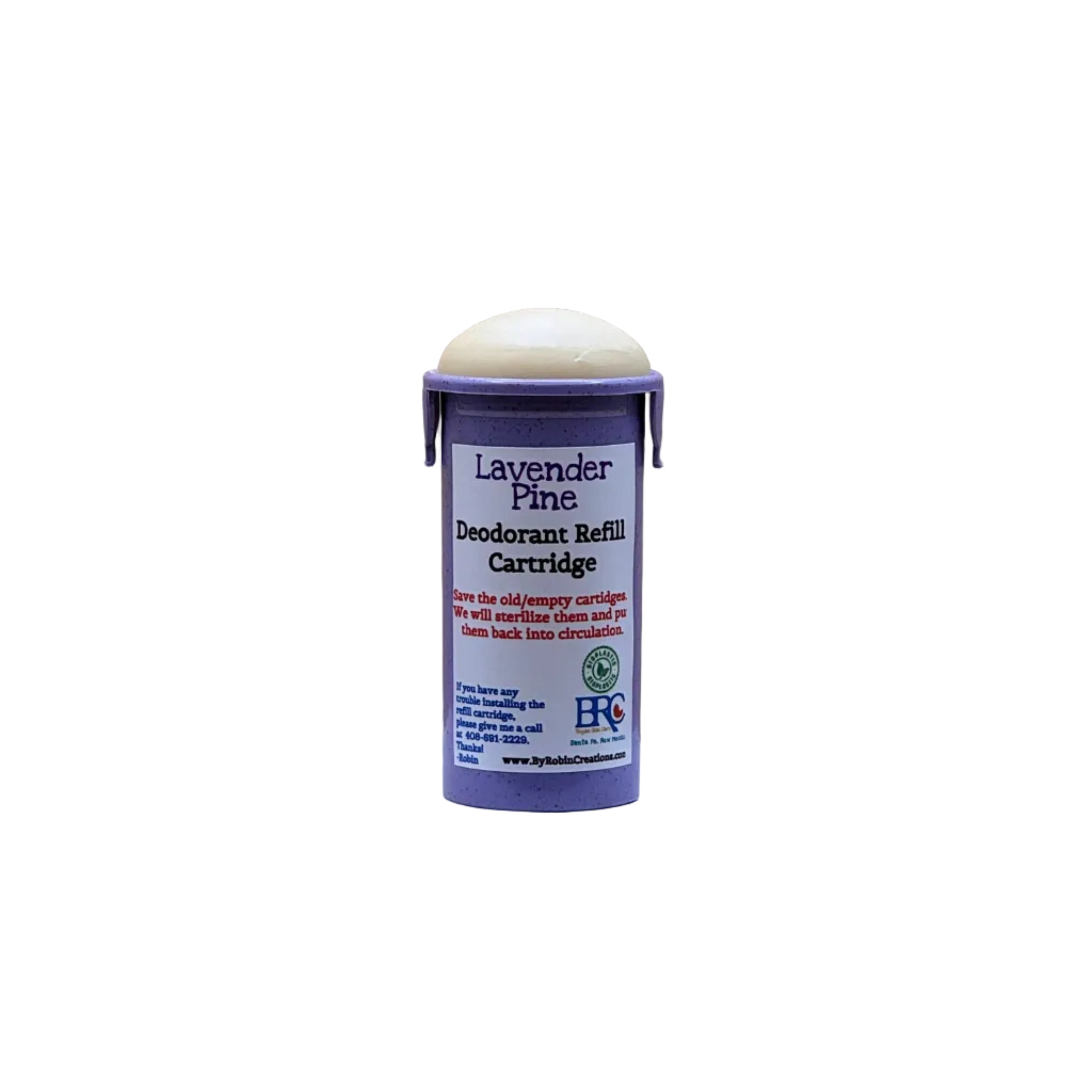 Natural Probiotic Deodorant REFILL ONLY Vegan & Aluminum-Free