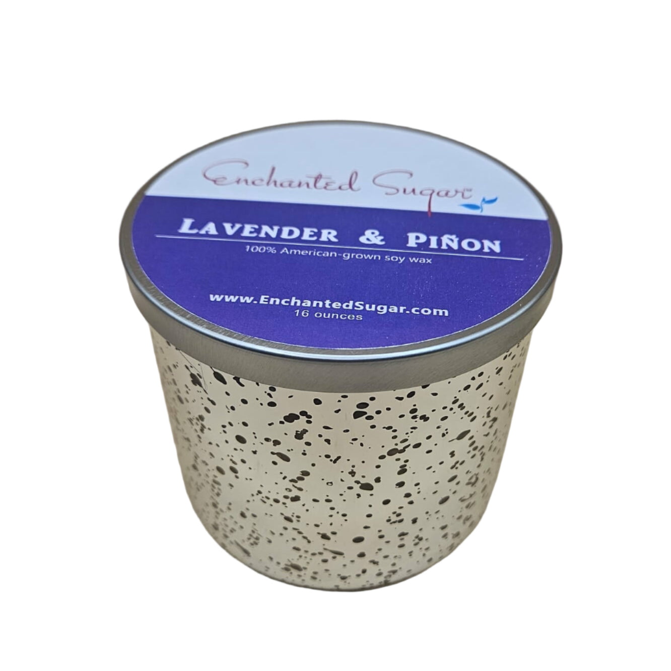 Lavender & Pinon Luminaria Hand-Poured Natural Soy Candle | By Robin Creations 