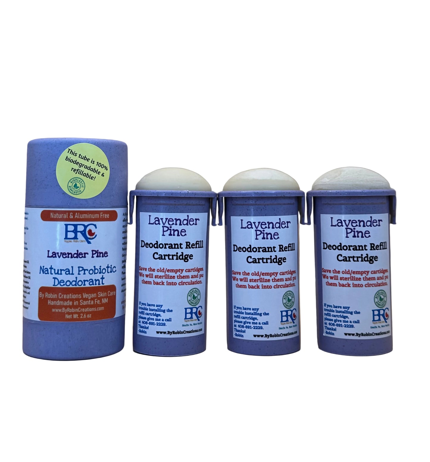 New Packaging! Natural Probiotic Deodorant That Actually Works! - Our Best-Selling Product!