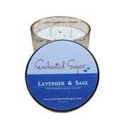 Lavender & Sage Luminaria Hand-Poured Natural Soy Candle