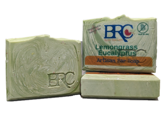  Lemongrass Eucalyptus Natural Artisan Bar Soap | By Robin Creations