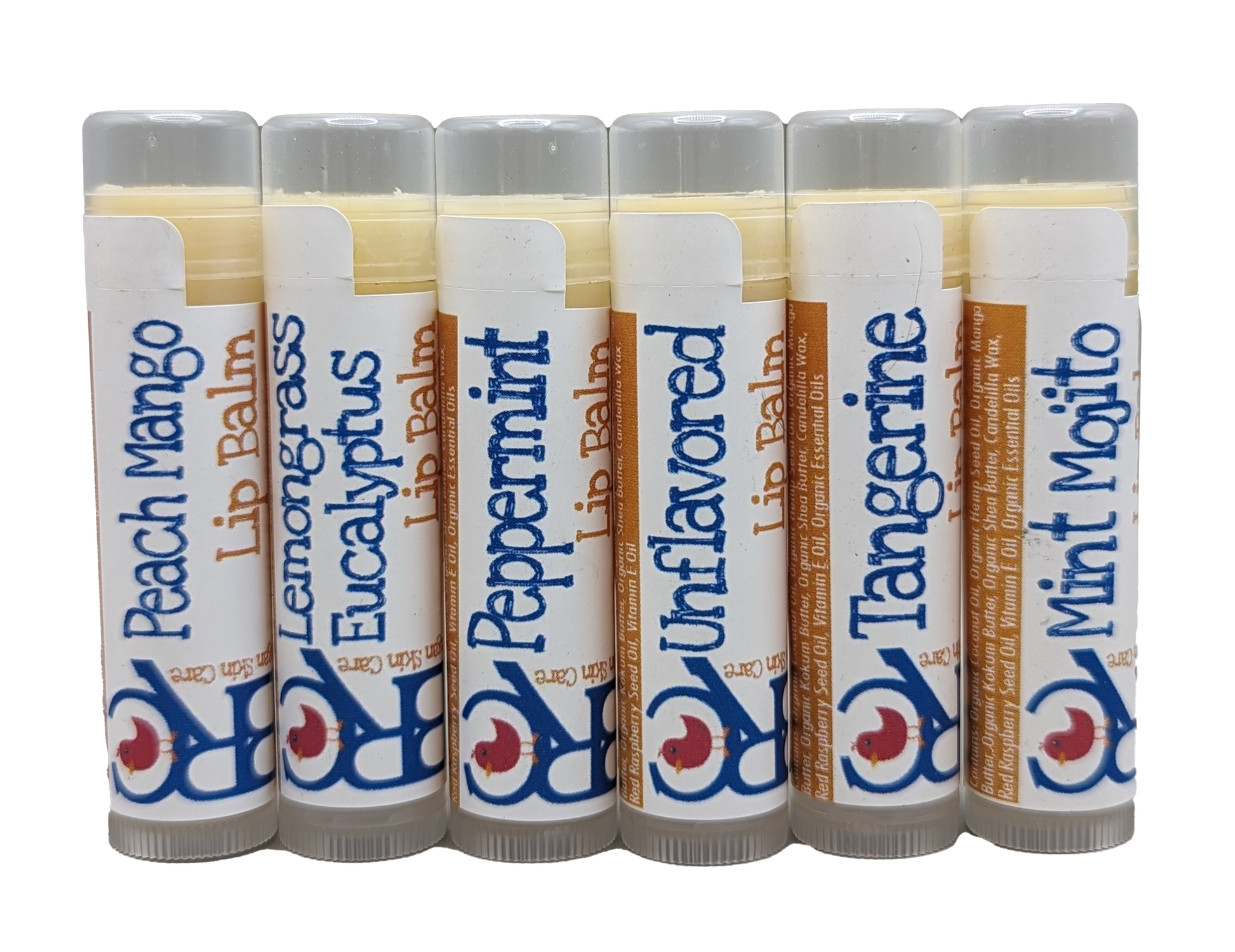 Natural Lip Balm Tubes | By Robin Creations 