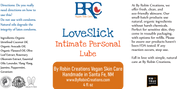 LoveSlick Intimate Personal Lubricant
