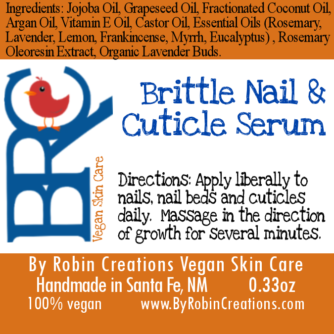 Brittle Nail Strengthening Serum (Brush on) | By Robin Creations 