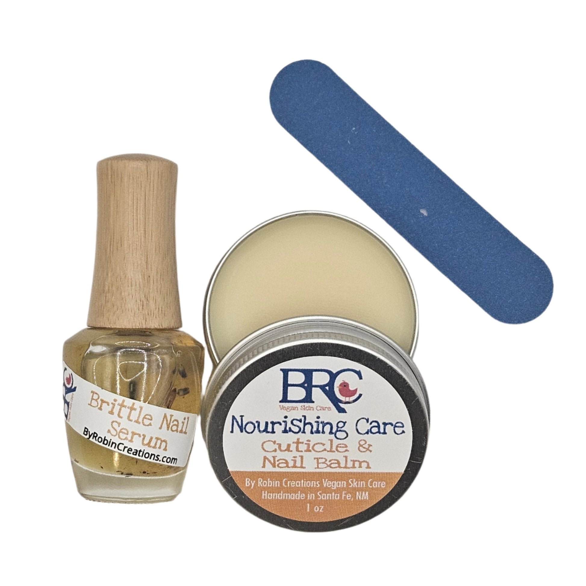 Brittle Nail Serum & Strengthening Balm Set | By Robin Creations 