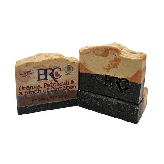  New! Fall Blend: Orange, Patchouli & A Pinch of Cinnamon Natural Artisan Bar Soap | By Robin Creations