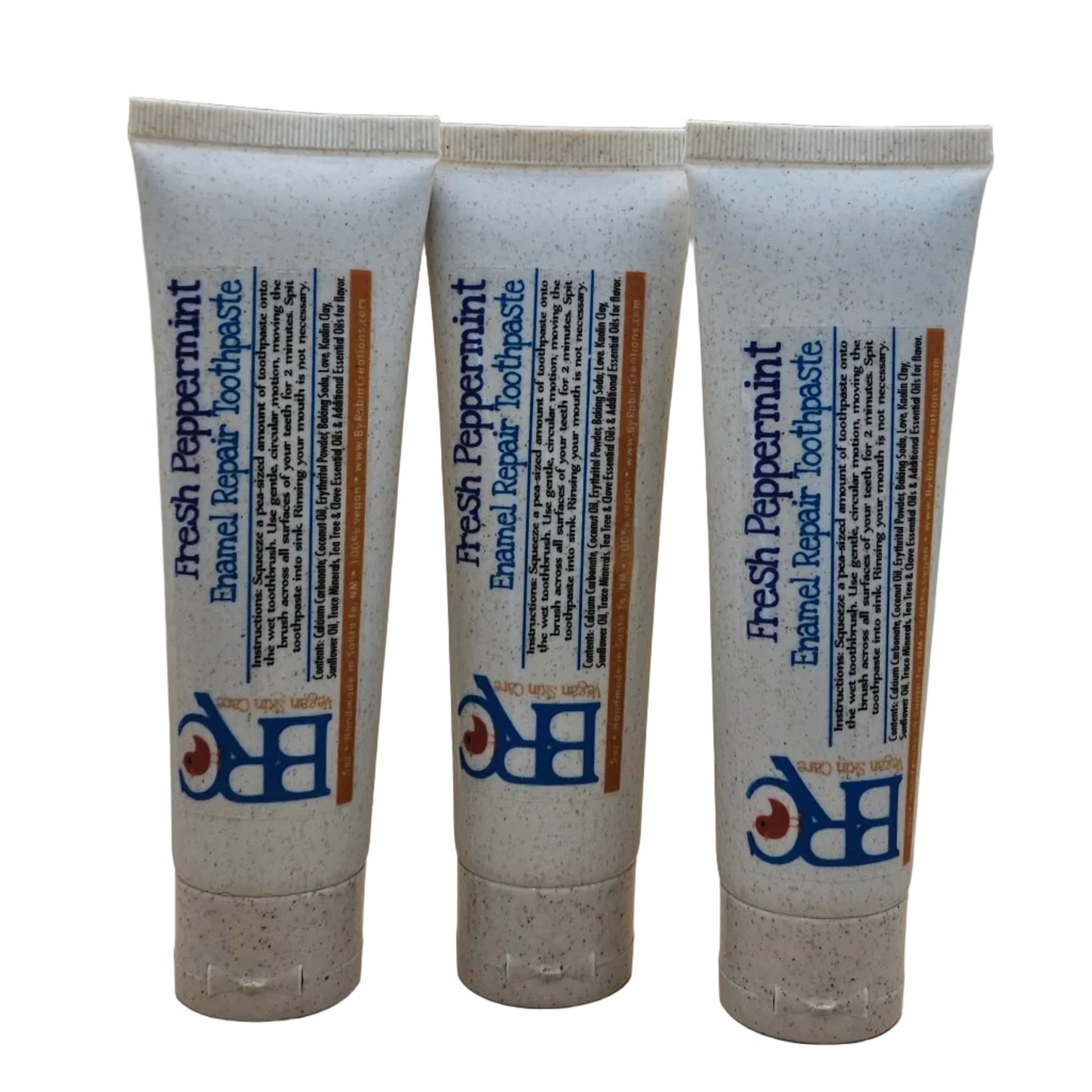 New Biodegradable Packaging! Enamel Repair Remineralizing Toothpaste | By Robin Creations 