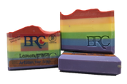 Rainbow Pride Lemongrass Artisan Bar Soap