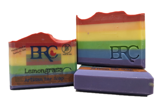  Limited Edition Pride Lemongrass Artisan Bar Soap | By Robin Creations