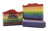 Rainbow Pride Lemongrass Artisan Bar Soap