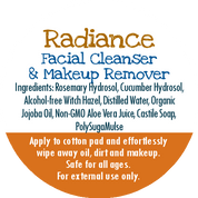 Radiance Facial Cleanser & Makeup Remover Pads for All Skin Types