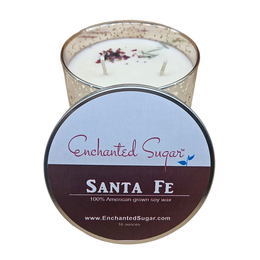  Santa Fe Luminaria Hand-Poured Natural Soy Candle | By Robin Creations