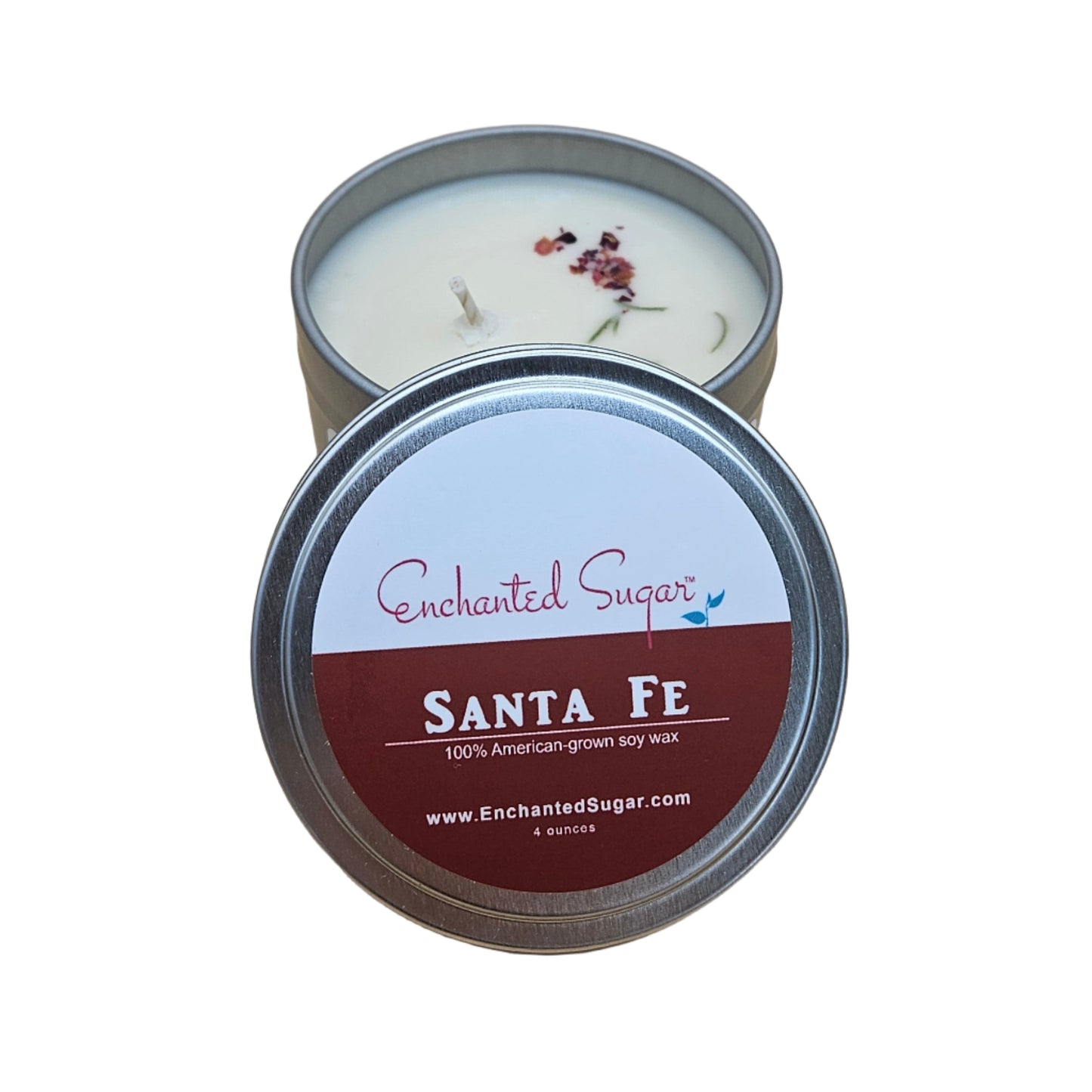 Santa Fe Hand-Poured Natural Soy Candle Tin