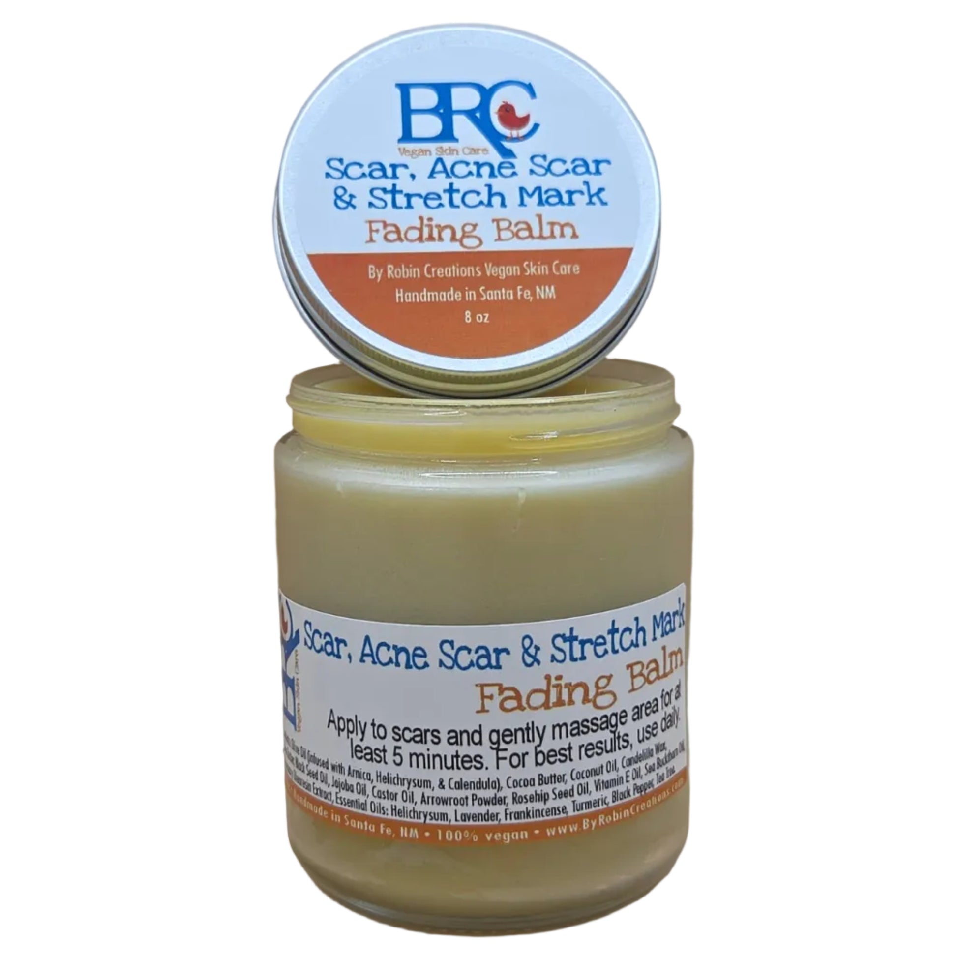 Scar & Stretch Mark Fading Balm for Face & Body | By Robin Creations 