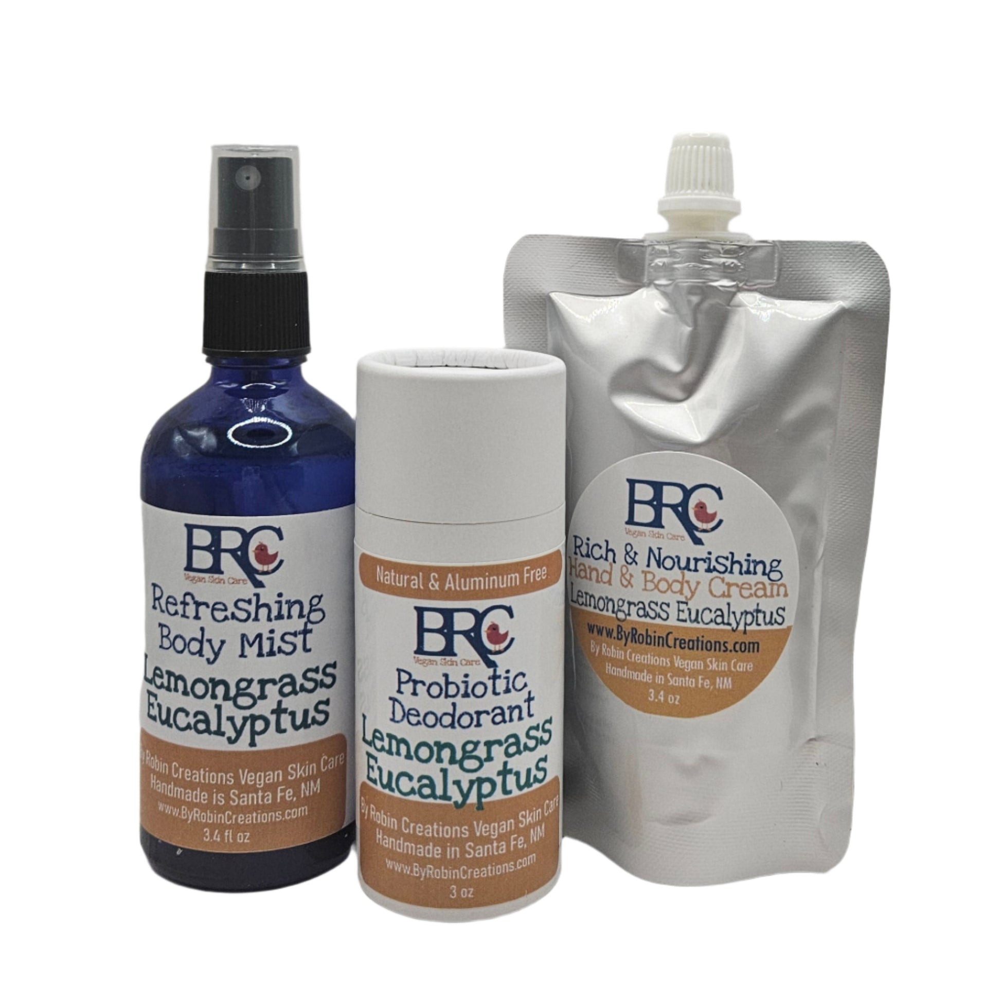 Small Body Care Trio Gift Set in an Organza Bag - 6 Scents to Choose From! | By Robin Creations 