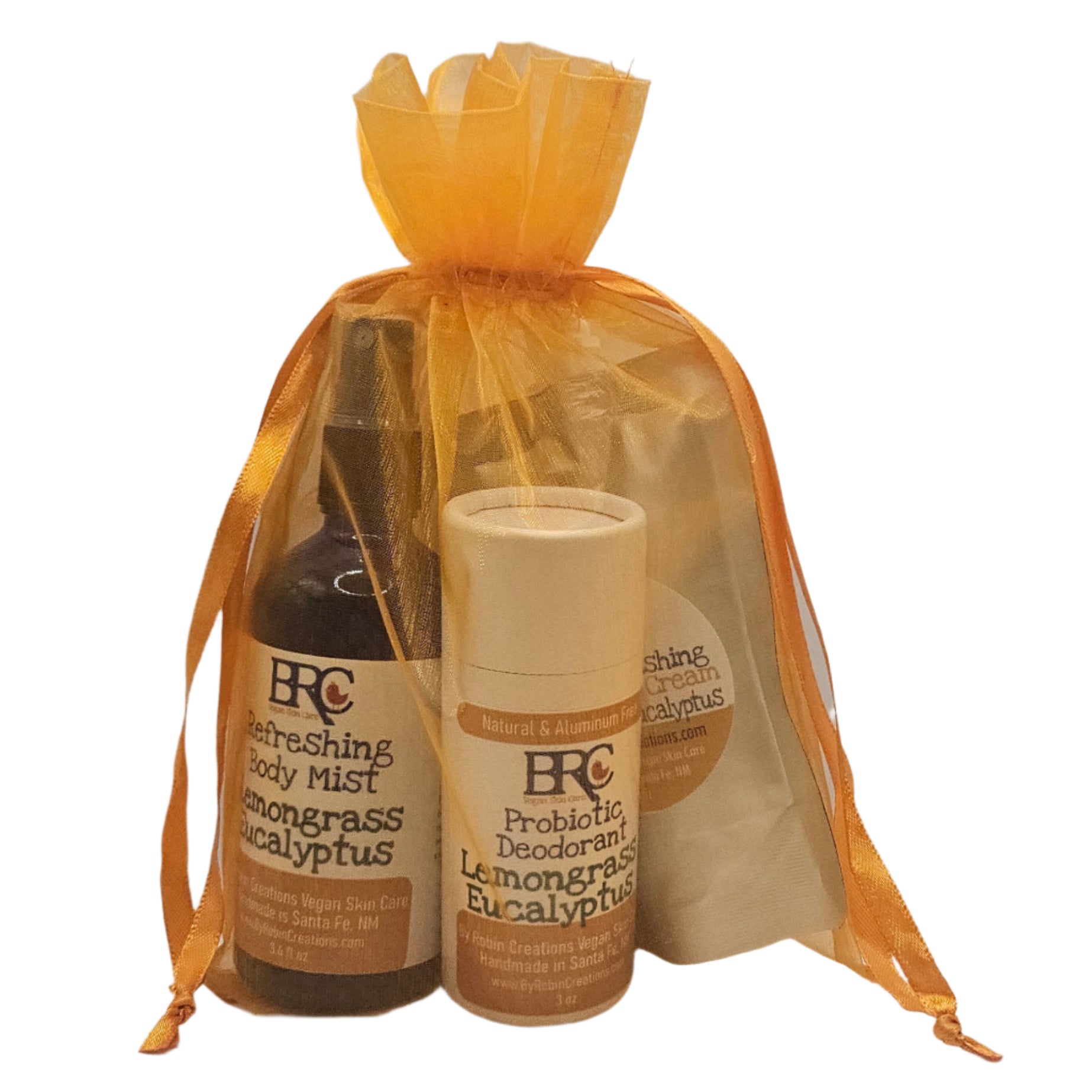 Small Body Care Trio Gift Set in an Organza Bag - 6 Scents to Choose From! | By Robin Creations 