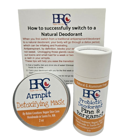  Natural Solid Deodorant Success Kit | By Robin Creations