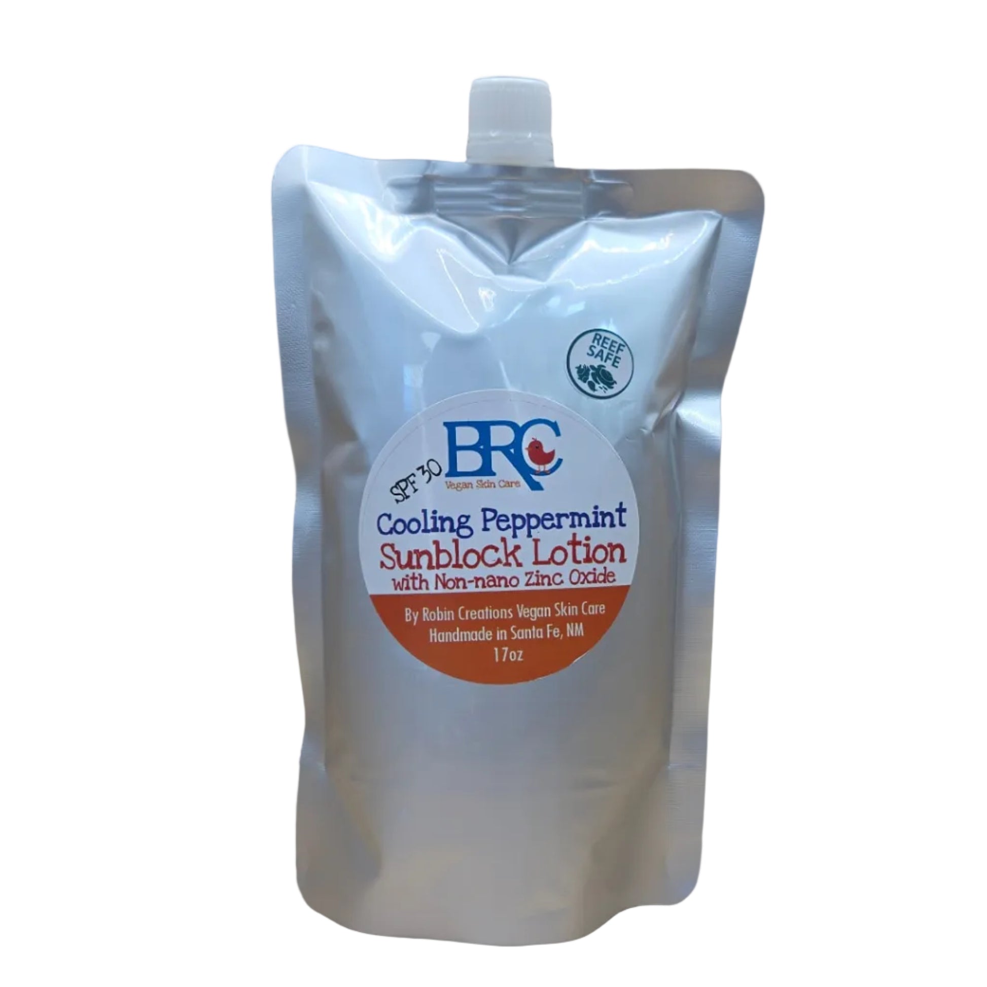 SPF 30 Broad Spectrum Mineral Sunblock Lotion - 100% Reef Safe | By Robin Creations 