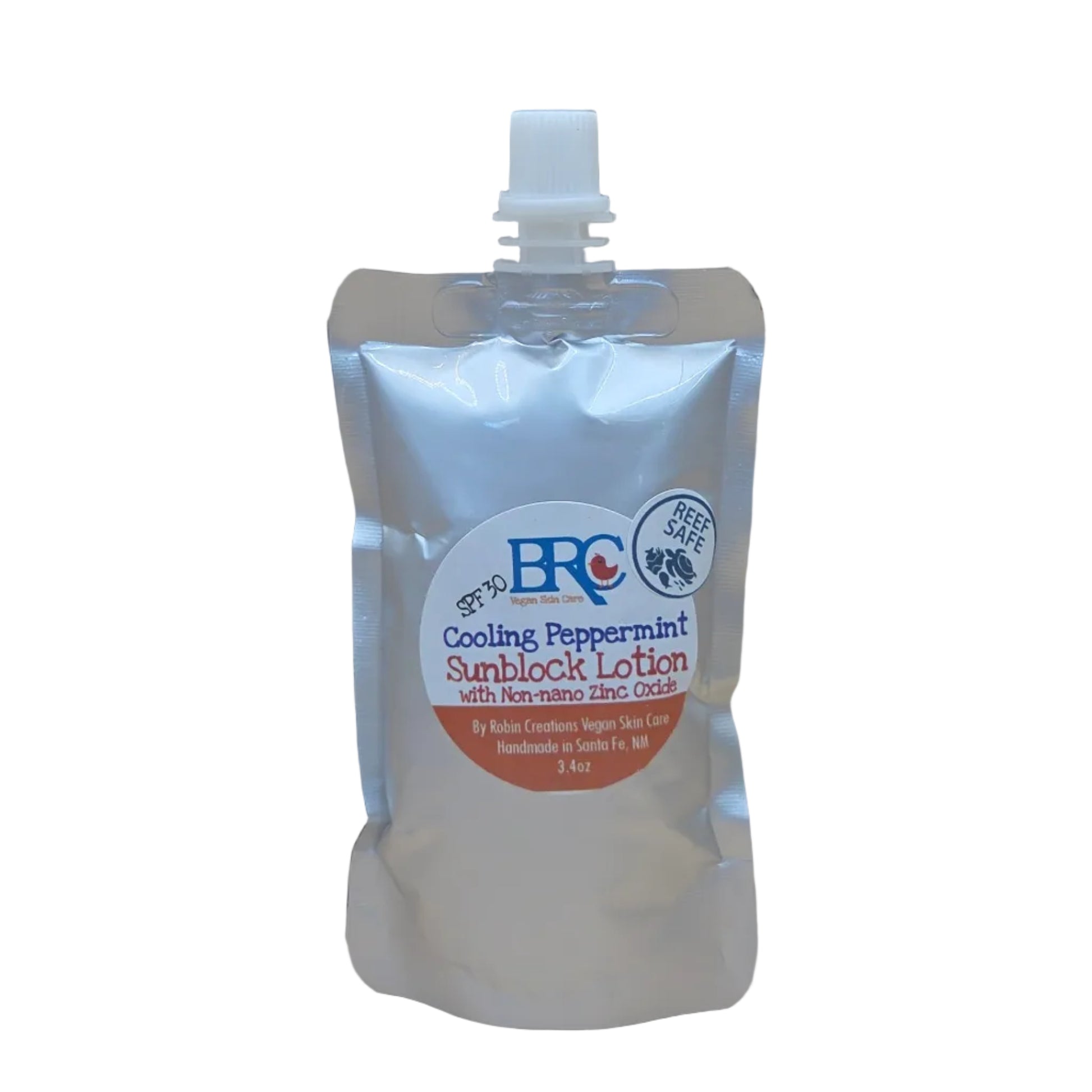 SPF 30 Broad Spectrum Mineral Sunblock Lotion - 100% Reef Safe | By Robin Creations 