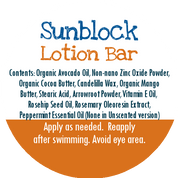 Last Chance! SPF 30 Broad Spectrum Mineral Sunblock Lotion Bars - 100% Reef Safe