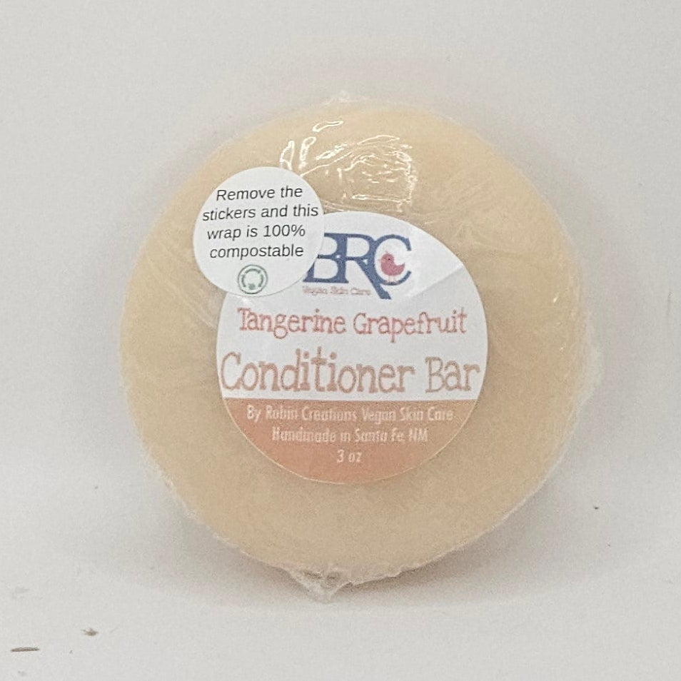 Last Chance! Handcrafted Tangerine Grapefruit Natural Conditioner Bar | By Robin Creations 