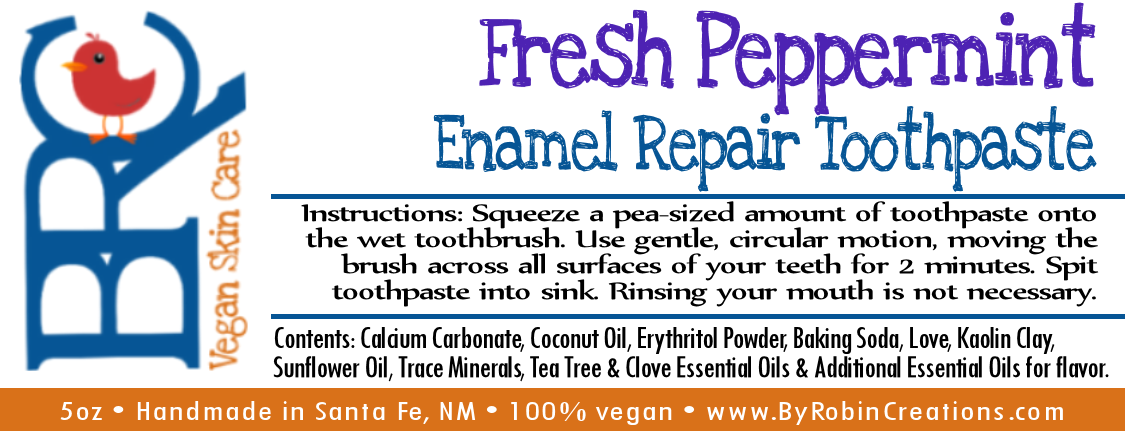 New Biodegradable Packaging! Enamel Repair Remineralizing Toothpaste