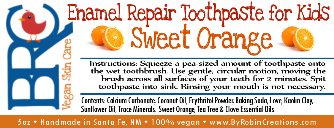 New Biodegradable Packaging! Enamel Repair Toothpaste for Kids