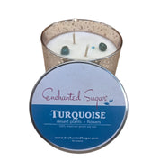 Turquoise Luminaria Hand-Poured Natural Soy Candle