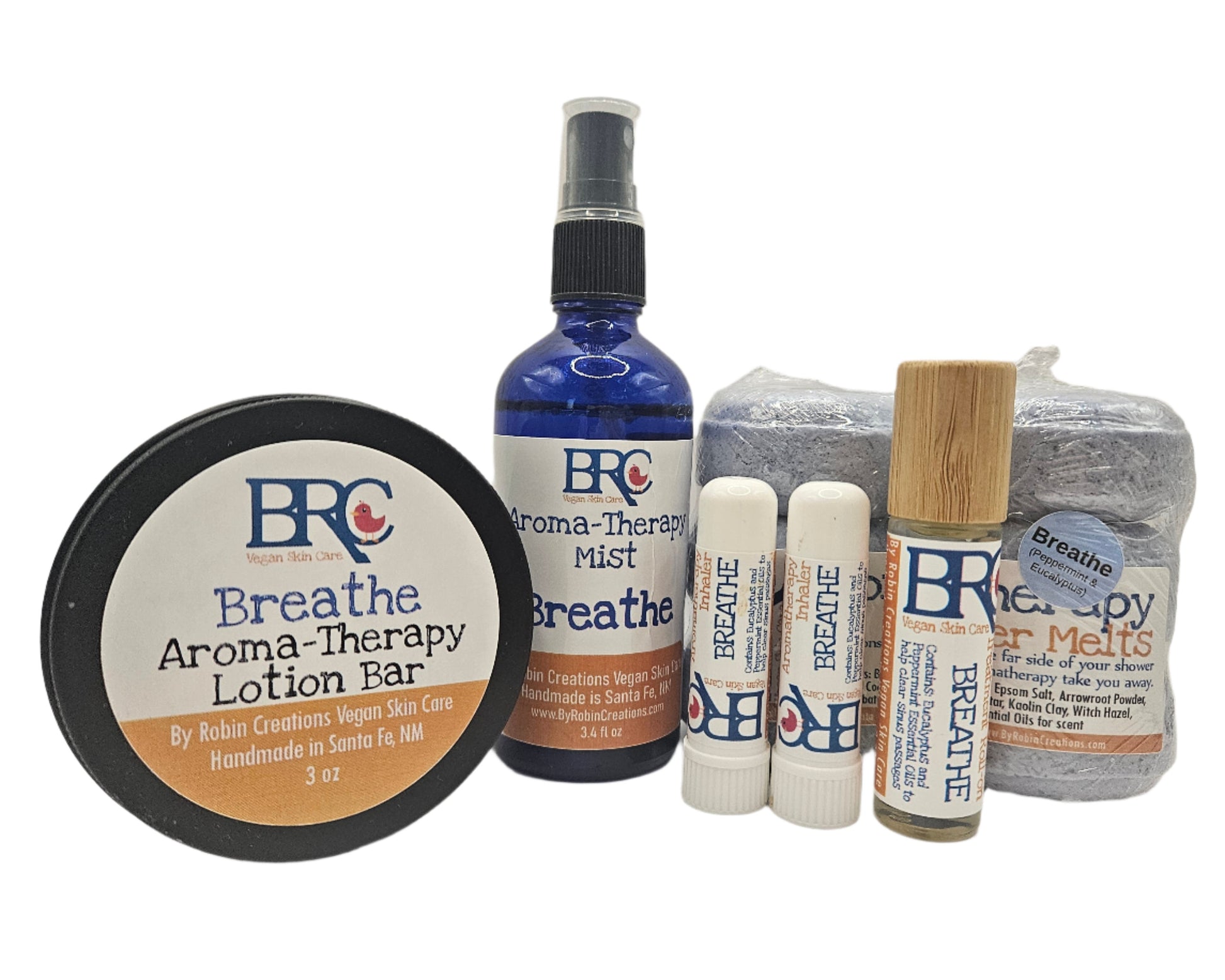 New! Ultimate Breathe Cold Care Aromatherapy Gift Set - with Shower Melts OR a Bath Fizzy! | By Robin Creations 