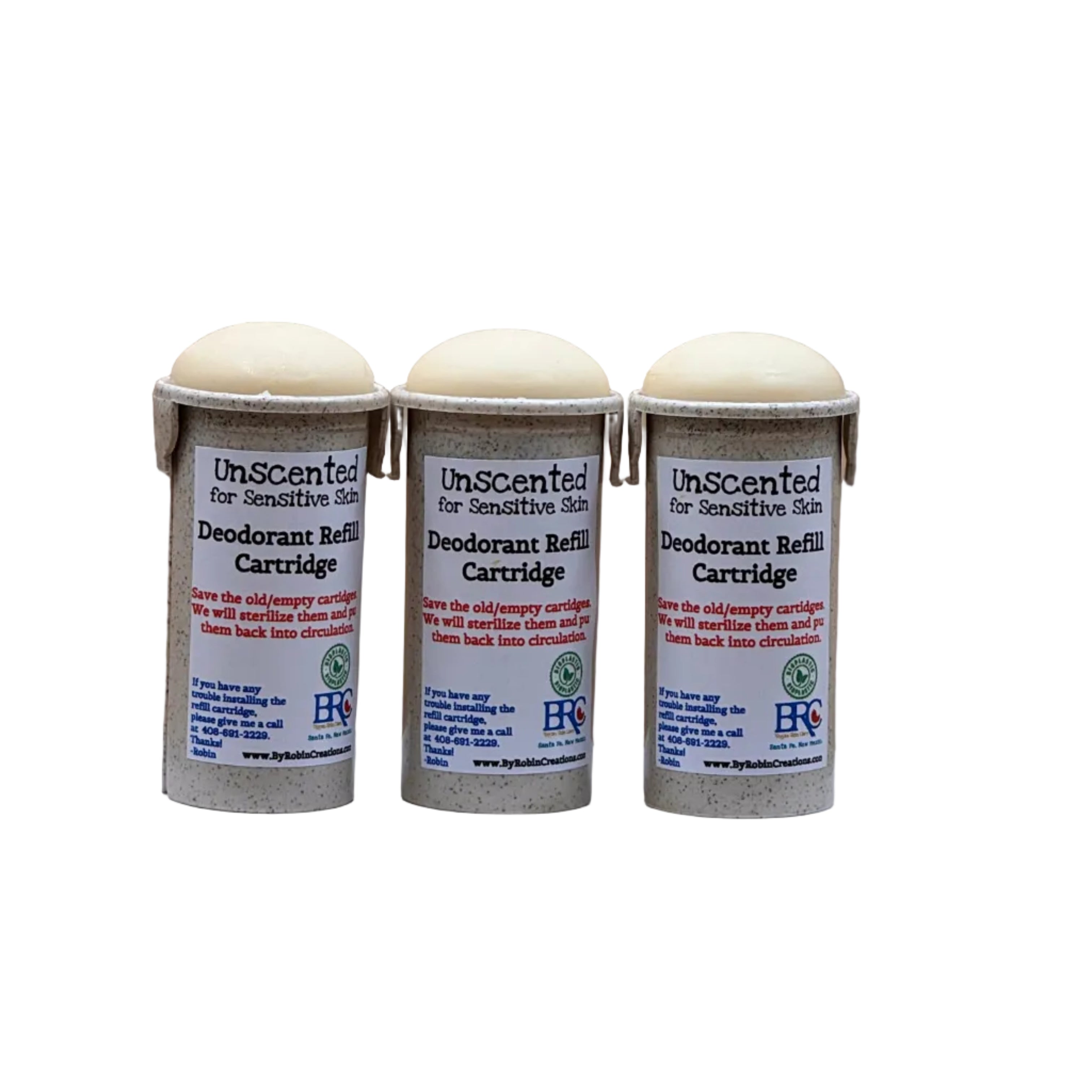 Natural Probiotic Deodorant REFILL ONLY Vegan & Aluminum-Free