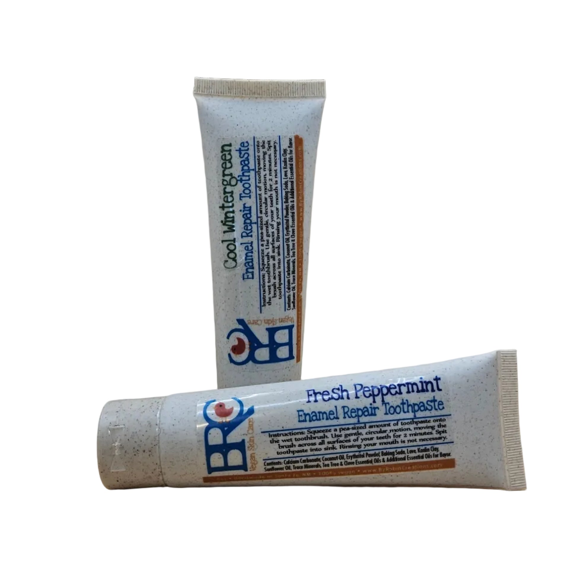 New Biodegradable Packaging! Enamel Repair Remineralizing Toothpaste | By Robin Creations 